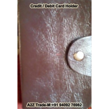 Leather Card Holders,12 Pieces Card Case, Fashion Genuine Leather, Business Credit Card Holder Wallet, Buy 1 Get 1 Free,